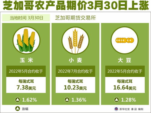 芝加哥農(nóng)產(chǎn)品期價(jià)3月30日上漲，市場(chǎng)動(dòng)態(tài)及影響因素分析